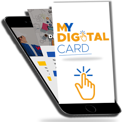 Digita business card slider image - phone